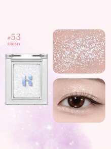 HOLIKA HOLIKA My Fave Piece Eyeshadow 53 FROSTY Palette | Single Eyeshadow | Soft Neutral Ash Color, Long-Wearing, Glitter, Clear Watercolor | Palette With Easy Color Matching For All | Korean Beauty, Korean Makeup - 53 FROSTY - 查看 1
