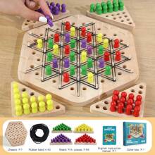 Chain Geometry Strategy Board Game - Multiplayer Interactive Puzzle Toy For Family Gatherings, Parties And Holiday Gifts - Multicolor - View 8