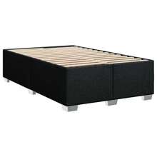 Cozy Black Fabric Box Spring Bed With 90x200 Cm Mattress For Comfortable Sleep - Black - View 7