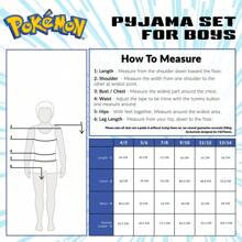 pokemon Pyjamas Set Loungewear T-Shirt Long Bottoms PJs Nightwear - Black - View 5
