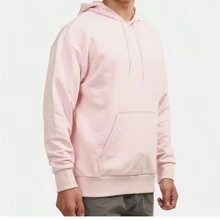 Puma 舒適純棉連帽套頭衫針織休閒衛衣情侶款運動衫 - 粉色 - 查看 5