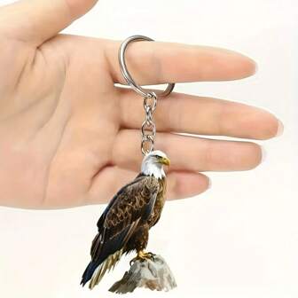 قلادة زخرفية من الأكريليك بشكل نسر قوي 2D، مناسبة لحقائب/سلاسل المفاتيح/ديكور المنزل/السيارة، مثالية لديكور الربيع والحديقة، عيد الحب، عيد الفصح، ، عيد الميلاد، هدايا للأزواج والأصدقاء، ديكور متعدد الاستخدامات للعطلات، إكسسوارات السيارة، سحر الحقيبة، ديكور المدرسة، غوث كيوت Y2k