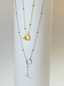 1 chiếc dây chuyền ngọc trai bằng bạc Sterling S925, thích hợp cho nữ giới đeo hàng ngày, cũng là một món quà lý tưởng. Phù hợp để đeo hàng ngày và đi nghỉ mát, hoàn hảo cho Giáng sinh, phù hợp cho mọi mùa. - chuỗi hạt - Xem 4