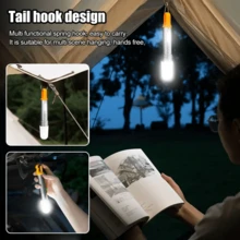 KENSUN 1pc Multi-Function Long Range LED Flashlight Rechargeable High Power Spotlight Lamp Zoom Super Bright Torch Camping Lantern COB Work Light - As Shown In the Figure - View 7
