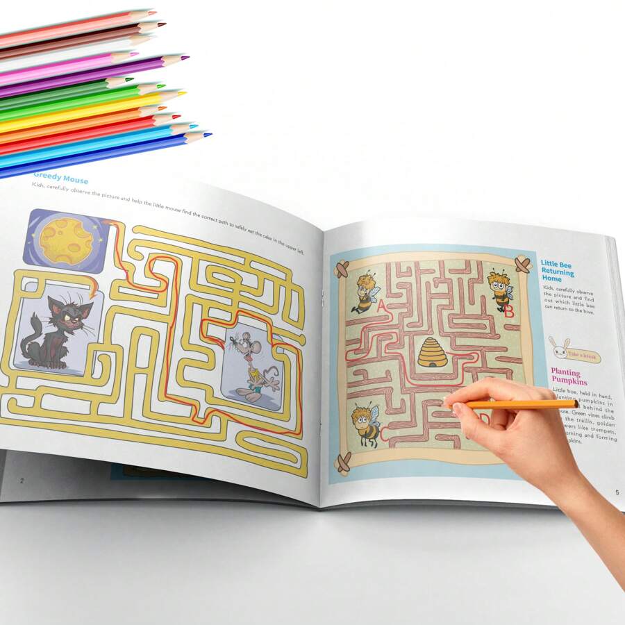 Maze Masters: Un livre de puzzle unique et passionnant pour les enfants ...