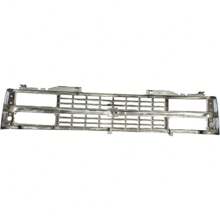 Grille For 1988-93 Chevy C K 1500 Chrome Shell With Black Insert Dual Headlight - 1 - 查看 10