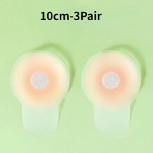2pcs Reusable Silicone Breast Petals, Strapless Bra For Wedding Dress, Cleavage Enhancement, Chest Lift, Invisible Breast Pads, Summer Anti-Visible Bra, Anti-Slip Sports Underwear Pad - Apricot - View 10