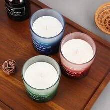 1pc 130g Ombre Scented Candle For Home Decor, Bedroom, Kitchen, Office Fragrance Diffuser Gifts Birthday Graduation - Multicolor - View 3