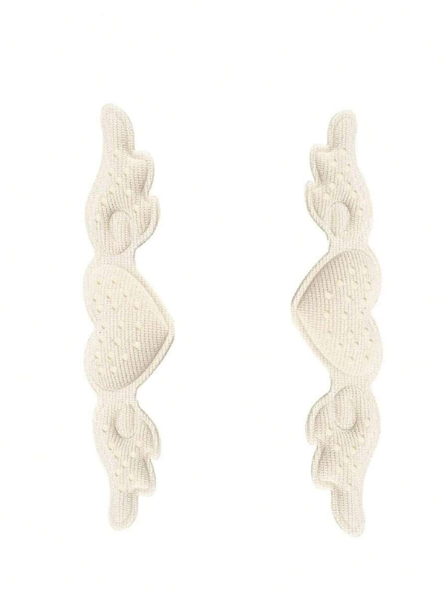 Butterfly Shaped Silicone Anti-Slip Heel Grips, Thick Non-Slip Shoe Pads, Prevent Heel From Slipping - Apricot - View 1
