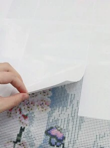 20/30 Diamond Painting Release Paper, Upgraded Transparent Non-Stick Transfer Paper, Double-Sided Anti-Stick Anti-Dust Separation Paper, Suitable For 5D Diamond Painting, Handcraft Cross-Stitch Sticker Tool Accessories