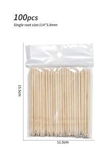 Manicure Tools Boxwood Stick, Double Head Orange Wood Cuticle Pusher, Rhinestone Stick, Boxed Set,Nail Supplies,Nail Tools,Nail Art Tools,Back To School,Nails,Nail Tools For Press On Nails - Multicolor - View 12