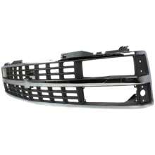 Grille For 1988-93 Chevy C K 1500 Chrome Shell With Black Insert Dual Headlight - 1 - 查看 8