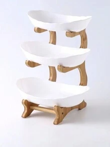 圣诞节三层水果托盘，适用于厨房台面、客厅茶几等家居场所，可作糖果盘、甜点盘，也适合乔迁、生日派对、婚礼装饰，是新年家居装饰的理想礼物。 - 彩色 - 查看 10