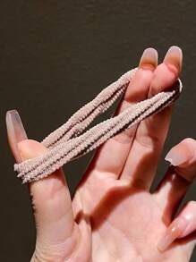 20/50/100 Women's Dark Color Mixed Simple And Versatile High-Stretch High-Ponytail Hair Tie Ponytail Holders Hair Elastics Hair Rubber Bands Scrunchies Hair Rope Elastic Hair Tie