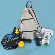 1PC Classic Pickleball Bags - Pickleball Bags For Both Women And Men, Travel Pickleball Racket Cases, Pickleball Bags For Pickleball Rackets And Tennis Rackets, Portable Pickleball Sling Bags. - Multicolor - View 9