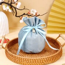 5 chiếc Túi đựng kẹo cưới, Túi đựng quà có dây rút đựng kẹo, sô cô la, đồ trang sức nhỏ thích hợp cho đám cưới, sinh nhật, tiệc kỷ niệm Ngày lễ tình nhân - Nhiều màu - Xem 9