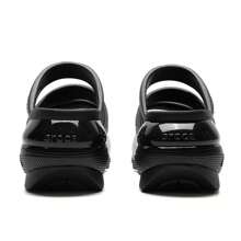 Crocs 经典镂空套脚凉鞋，室内外皆宜，男女通用 - 黑 - 查看 4