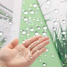 350 件透明亚克力水滴、半圆珠、树脂仿珍珠套装，适用于 DIY 工艺品、剪贴簿、卡片制作、装饰品