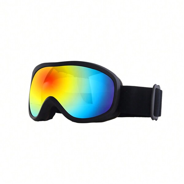 Men's Women's Youth Snowboard Goggles, Anti-Fog OTG Winter Snow Goggles Spherical Removable Lens