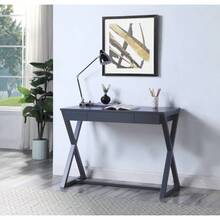 Nalo Charcoal Finish Console Table,Christmas