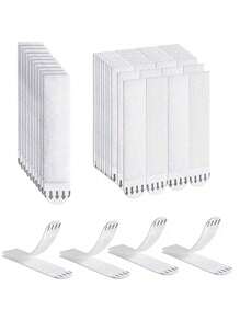 12pcs Punch-Free Tape Strips Self Adhesive ,With Super Strong Double Sided Hook & Loop Installation Tape, Picture Frame Fixed Poster Wall Hook Decorate Fixing,Nail-Free Sticky Tape For Wall Art, Wall Double Sided Tape,Frame Traceless Self Adhesive Tape,Punch-Free Adhesive Strips For Wall Decor & Mounting, Wall Protection - Easy Peel Mounting Strips For DIY Crafts