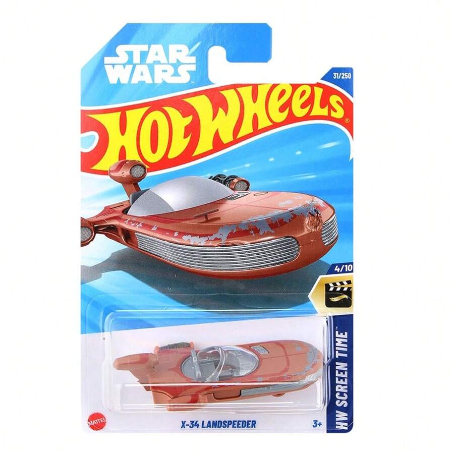 Mattel HotWheels 1:64 比例赛车玩具，适合儿童和收藏家生日圣诞礼物保时捷汽车玩具宝马玩具车卡丁车、越野车、商用车，多种类型可供选择 - 25B#31X-34 - 查看 1