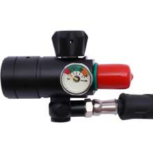 SHZICMY 1L 32.8ft Mini Scuba Tank, 3.54 X 13.8 Inch 3000psi Small Portable Lung Diving Tank With 360° Swivel Joint - Green - View 6