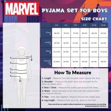 Marvel Pyjamas 2 Piece Summer Nightwear Set Short PJs The Avengers Breathable Loungewear - Blue - View 5