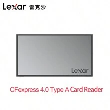 Lexar CFexpress 4.0 TypeB Card Reader Desktop Backup Station Workflow Multifunction Combo Card Reader - Silver - View 1
