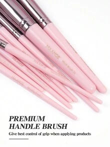 MAANGE 73件套圣诞主题专业化妆工具套装，含圣诞礼盒，30支柔软面部化妆刷+43件粉扑配件，包括粉底刷、散粉刷、腮红刷、眼影刷、修容刷、遮瑕刷、高光刷、晕染刷、眉刷、唇刷、细节刷等。化妆工具采用柔软纤维材质，方便携带，是旅行的理想之选，也是送给女性和女孩的礼物。套装包含齐全的化妆刷，是完整的化妆工具包，也是送给女性和女孩的完美礼物。 - 粉色 - 查看 6