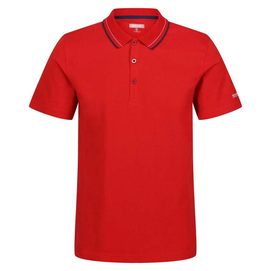 Regatta Polo Forley pour hommes (Danger Red)