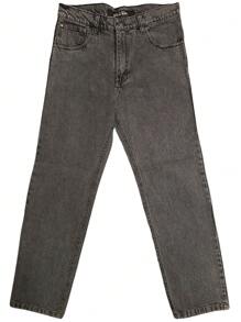 World JSM Silver Denim Jeans Fabric 14 Ounces Thick Mundo Silver - 深灰色 - 查看 2