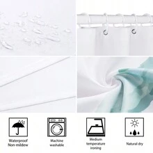 Rèm tắm - Đỏ - Xem 7