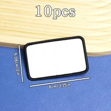 Parches de tela (de planchar), 10 formas de parches en blanco para sublimación, accesorios de ropa, apliques DIY, parches para coser y reparar para manualidades DIY, ropa, chaquetas, vaqueros, vestidos, bolsas, mochilas, sombreros, decoraciones, regalos del Día de San Valentín - Multicolor - Ver 14