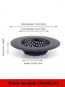 1 pieza Colador de fregadero de cocina, colador de desagüe de acero inoxidable para fregadero de cocina, colador de fregadero antiguo, colador de fregadero para verduras, colador de desechos de alcantarillado, accesorios de cocina, un regalo imprescindible de herramientas de cocina para chefs en el hogar, almacenamiento ahorra espacio para organizadores de cocina, idea de regalo de cocina navideña