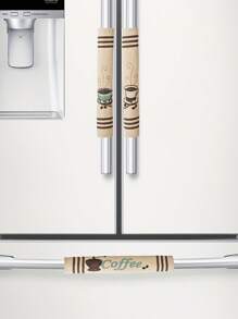 1/2pcs Refrigerator Door Handle Cover, Kitchen Appliance Decor, Anti-Skid Protector Gloves, For Fridge Microwave Oven Door Knob , CoversNon-Slip Anti-Oil Warm Refrigerator Door Handle Gloves, Refrigerator Oven Handle Protective Cover, Handle Gloves