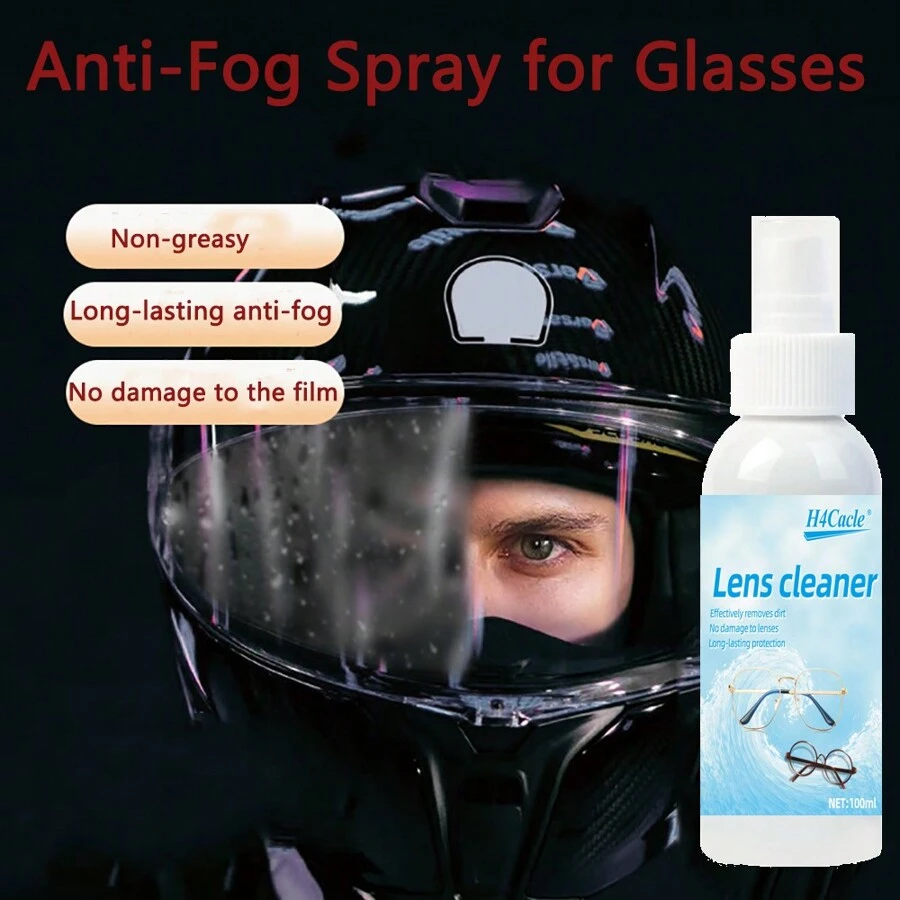 H4Cacle Goggles Eyeglasses Defogging Spray Helmet Glass Lens Anti-Fogging Agent Car Rain Gods Windshield Window Defogger Spray Rearview Mirror Defogger - 456 - View 1