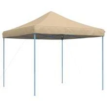 Spacious Beige Foldable Pop Up Party Tent 292x2915 Cm For Outdoor Events And Gatherings - Beige - View 4