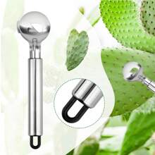 3/2/1 Piece Cactus Peeler Set - Stainless Steel Fruit And Vegetable Peeler, Spoon Melon Baller And Seeder - Cheese Butter Stick Pastry Cutter Easy To Use Home And Restaurant Kitchen Gadgets