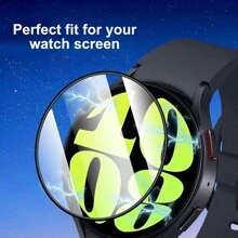 2 Stück/Los vollständig schützende weiche Folie kompatibel mit Samsung Watch 4/5/6/7 aus Verbundwerkstoffen Displayschutzfolie HD für Active 2 40mm 42mm 43mm 44mm 46mm 47mm