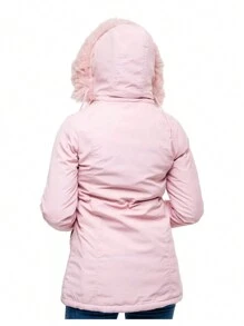 Women's Double-Face Plush Parka