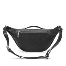 New Women's And Men's Shoulder PU Leather Backpack Chest Bag Leisure Sports Travel Chest Bag Shoulder Crossbody Bag Sling Bag Shoulder Bag Side Bag Holiday Work Weekend Vacation Carry On Utility Large Capacity Gift Personalized Gifts College Bag Freshman University School Bag Commute High School Practical Students With Earphone Hole Fanny Pack Bum Bag Waist Bag Halloween Christmas Gift For Men Fanny Pack Bag For Men Belt Bag Funny Gifts Thanksgiving Gifts For Men Chest Bag For Men Side Bags For Men Satchel Bag Leather Bag Hobo Bag Hip Bag - YH625-Đen - Xem 7