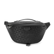 New Women's And Men's Shoulder PU Leather Backpack Chest Bag Leisure Sports Travel Chest Bag Shoulder Crossbody Bag Sling Bag Shoulder Bag Side Bag Holiday Work Weekend Vacation Carry On Utility Large Capacity Gift Personalized Gifts College Bag Freshman University School Bag Commute High School Practical Students With Earphone Hole Fanny Pack Bum Bag Waist Bag Halloween Christmas Gift For Men Fanny Pack Bag For Men Belt Bag Funny Gifts Thanksgiving Gifts For Men Chest Bag For Men Side Bags For Men Satchel Bag Leather Bag Hobo Bag Hip Bag - YH625-Đen - Xem 3