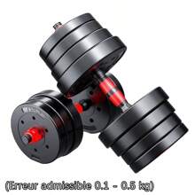 Dumbbell, Adjustable Dumbbell Set, Dumbbell Set With Barbell, Suitable For Home And Gym - Black - View 7