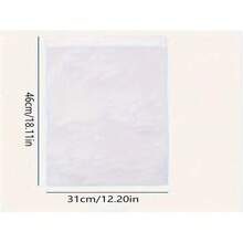 10pcs/Pack Portable Drawstring Non-Woven Fabric Shoe Storage Bag, Dust-Proof White Shoe Covers