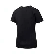 Women's Blank Jordan Crew Neck Short Sleeve T-Shirt, Knit, Style No.CD2610-010 - Black - View 2