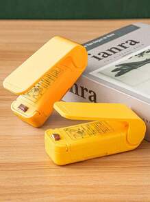 Mini Snack Sealer, Plastic Sealer, Household Plastic Bag Food Preservation Vacuum Sealer, Suitable For Families And Students To Seal Snack Bags, Travel Accessories, Suitable For Camping, Picnics, Daily Use (Batteries Not Included. Need To Be Purchased Separately) Travel Essentials Vacation Summer Holiday Back To School - Multicolor - View 7