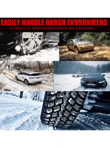 1pc Anti-Slip Tire Spray, Winter Snow Traction Enhancer & Protector For Car Tires - Multicolor - View 5