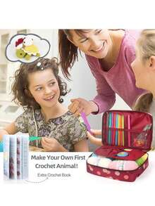 1PC 红色花朵针线收纳袋适用于针线收纳 DIY配件收纳袋