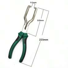 Alicates Profesionales para Juntas de Tubería de Gasolina, Calibrador de Filtro, Conector de Tubo de Aceite, Herramientas de Desmontaje, Alicates de Extracción Rápida, Reparación de Abrazadera - Tipo 2 Verde - Ver 3